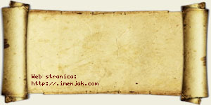 Olga Vujačić vizit kartica